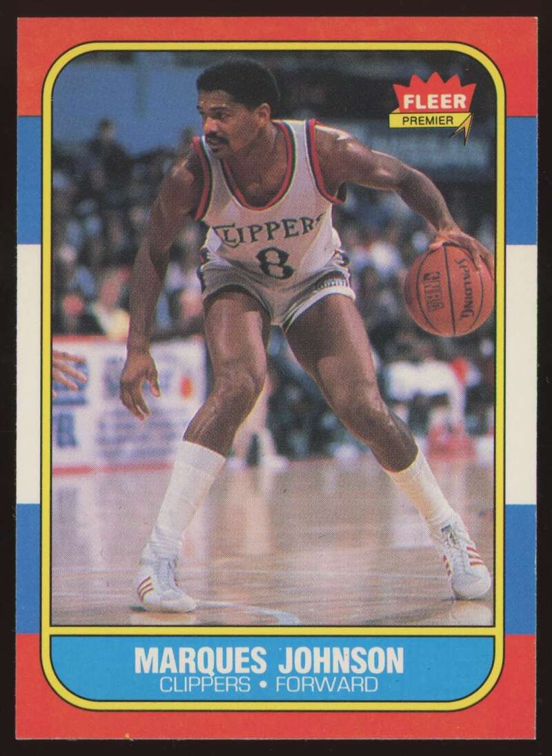 Load image into Gallery viewer, 1986-87 Fleer Marques Johnson #54 Los Angeles Clippers NM Near Mint Image 1
