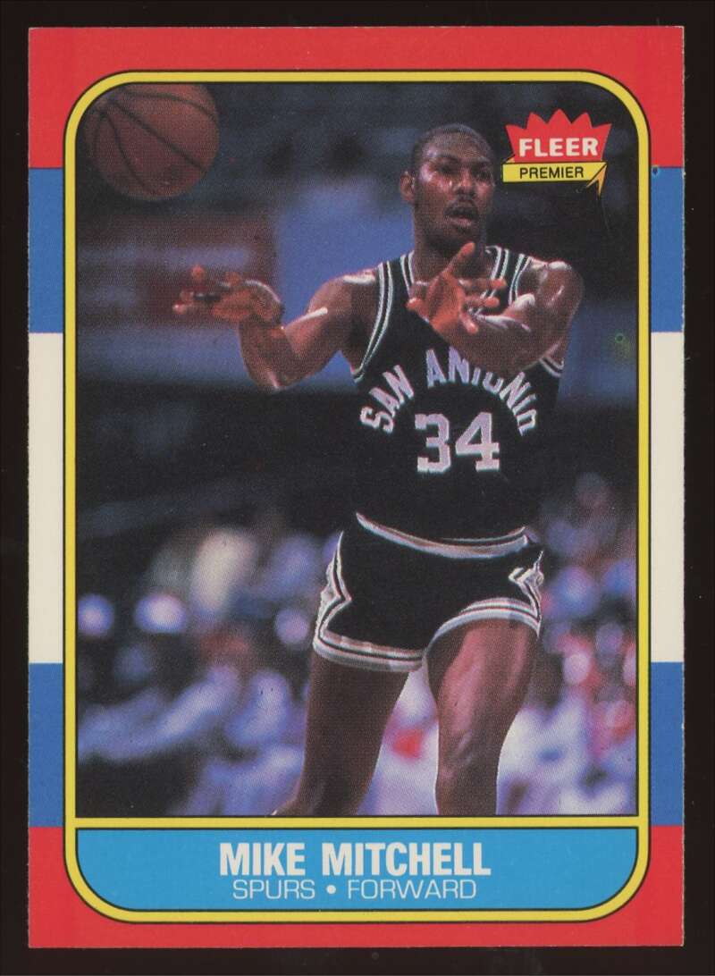 Load image into Gallery viewer, 1986-87 Fleer Mike Mitchell #74 San Antonio Spurs NM Near Mint Image 1

