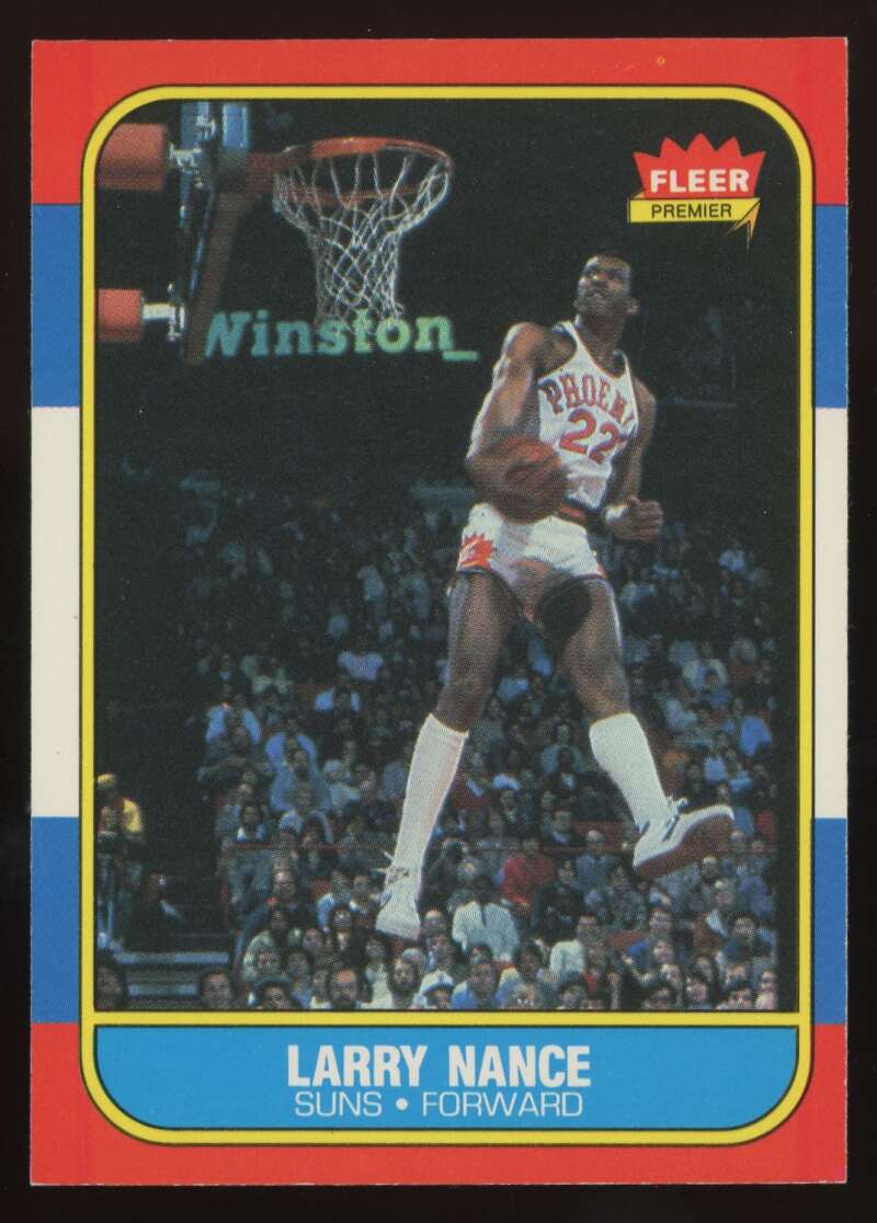 Load image into Gallery viewer, 1986-87 Fleer Larry Nance #78 Phoenix Suns Rookie RC NM Near Mint Image 1

