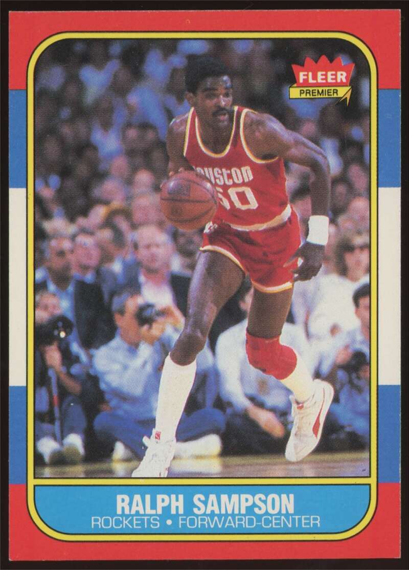 Load image into Gallery viewer, 1986-87 Fleer Ralph Sampson #97 Houston Rockets Rookie RC NM Near Mint Image 1
