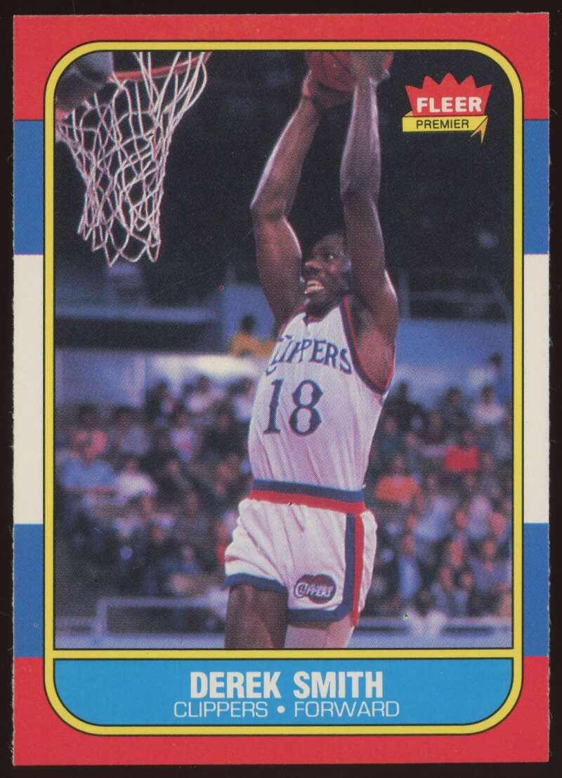 Load image into Gallery viewer, 1986-87 Fleer Derek Smith #103 Los Angeles Clippers NM Near Mint Image 1
