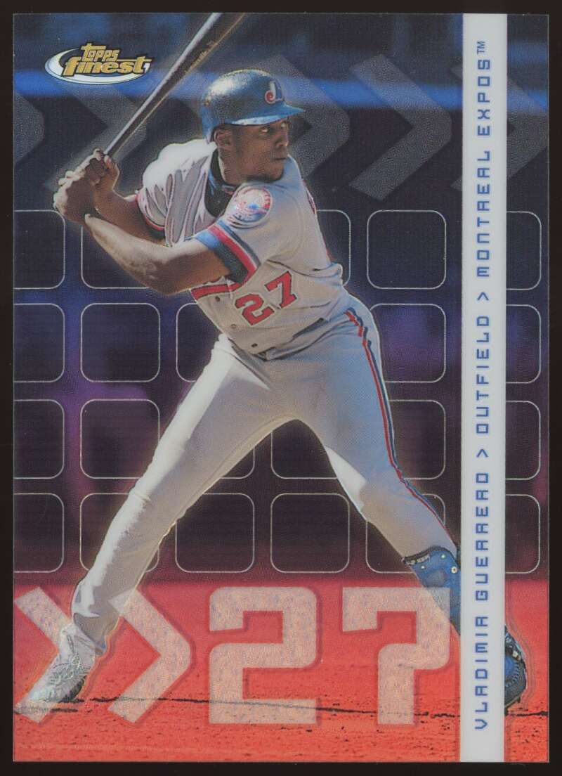 Load image into Gallery viewer, 2002 Topps Finest Refractor Vladimir Guerrero #48 Montreal Expos /499  Image 1
