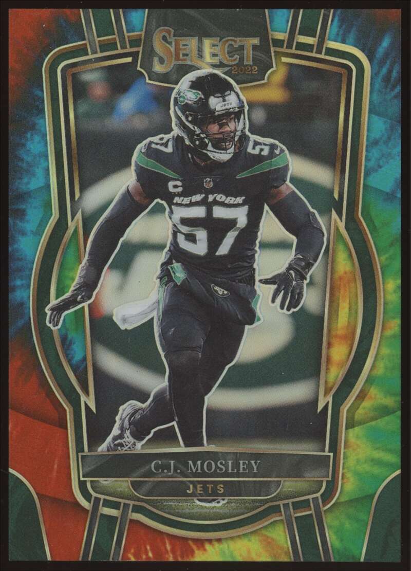 Load image into Gallery viewer, 2022 Panini Select Tie Dye Prizm C.J. Mosley #224 New York Jets SP SSP /25  Image 1
