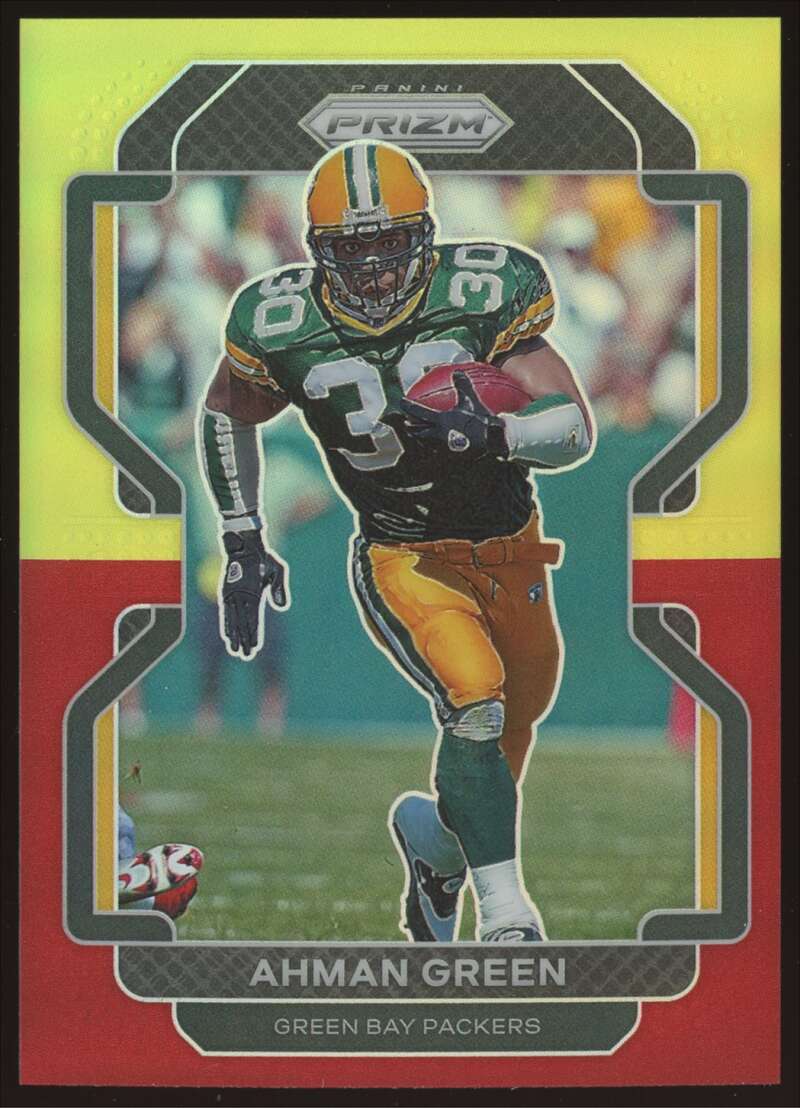 Load image into Gallery viewer, 2021 Panini Prizm Prizm Red Yellow Asia Prizm Ahman Green #145 Green Bay Packers /39 Image 1
