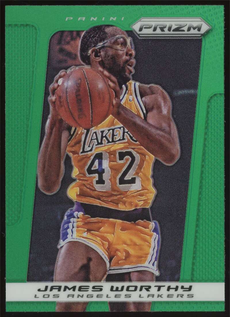 Load image into Gallery viewer, 2013-14 Panini Prizm Green Prizm James Worthy #252 Los Angeles Lakers  Image 1
