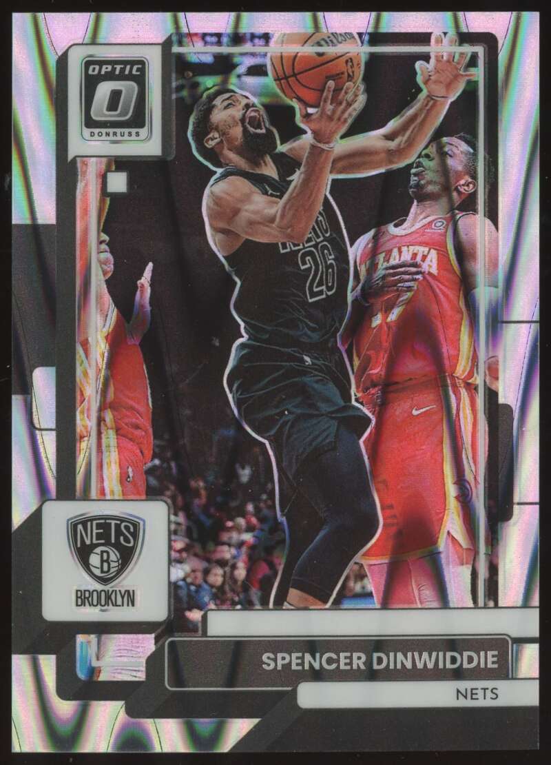 Load image into Gallery viewer, 2022-23 Panini Chronicles Donruss Optic Swirl Spencer Dinwiddie #515 Brooklyn Nets /25  Image 1
