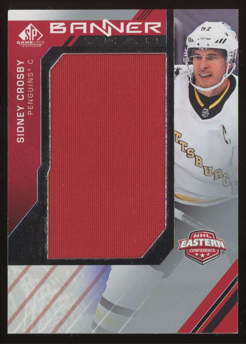 Load image into Gallery viewer, 2021-22 SP Game Used Banner Year Relic Sidney Crosby #BYE-SC Pittsburgh Penguins Patch Image 1
