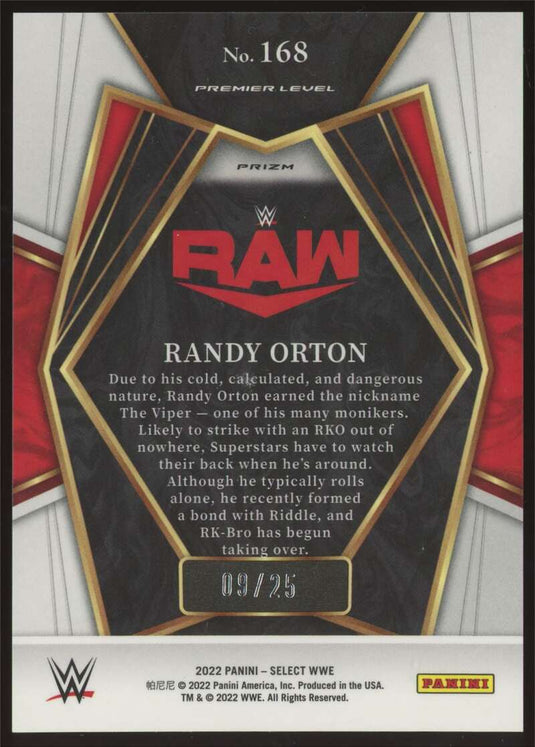 2022 Panini Select WWE Tie Dye Prizm Randy Orton