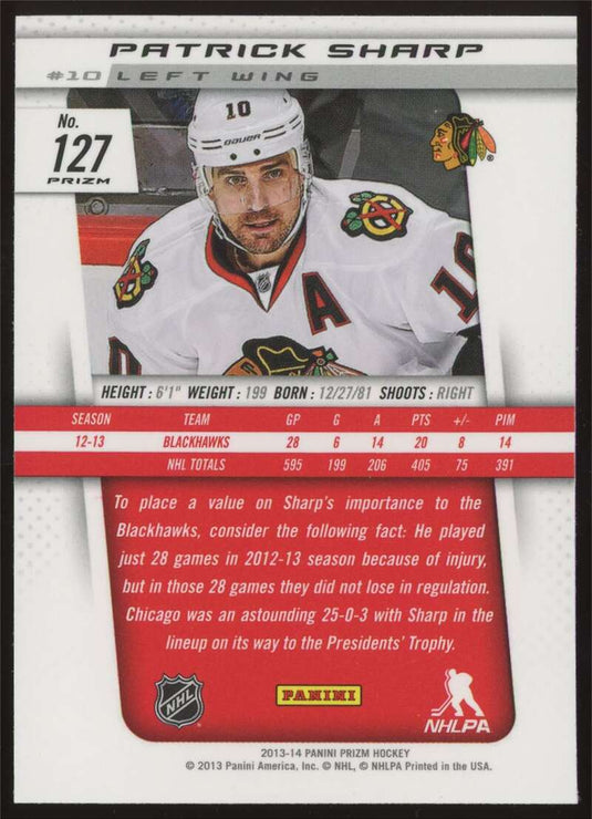 2013-14 Panini Prizm Red Prizm Patrick Sharp 