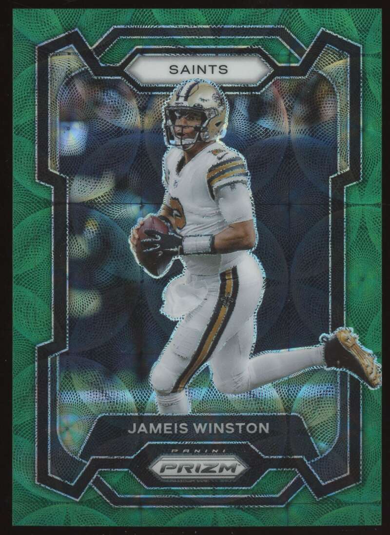 Load image into Gallery viewer, 2023 Panini Prizm Green Scope Prizm Jameis Winston #214 New Orleans Saints /75  Image 1
