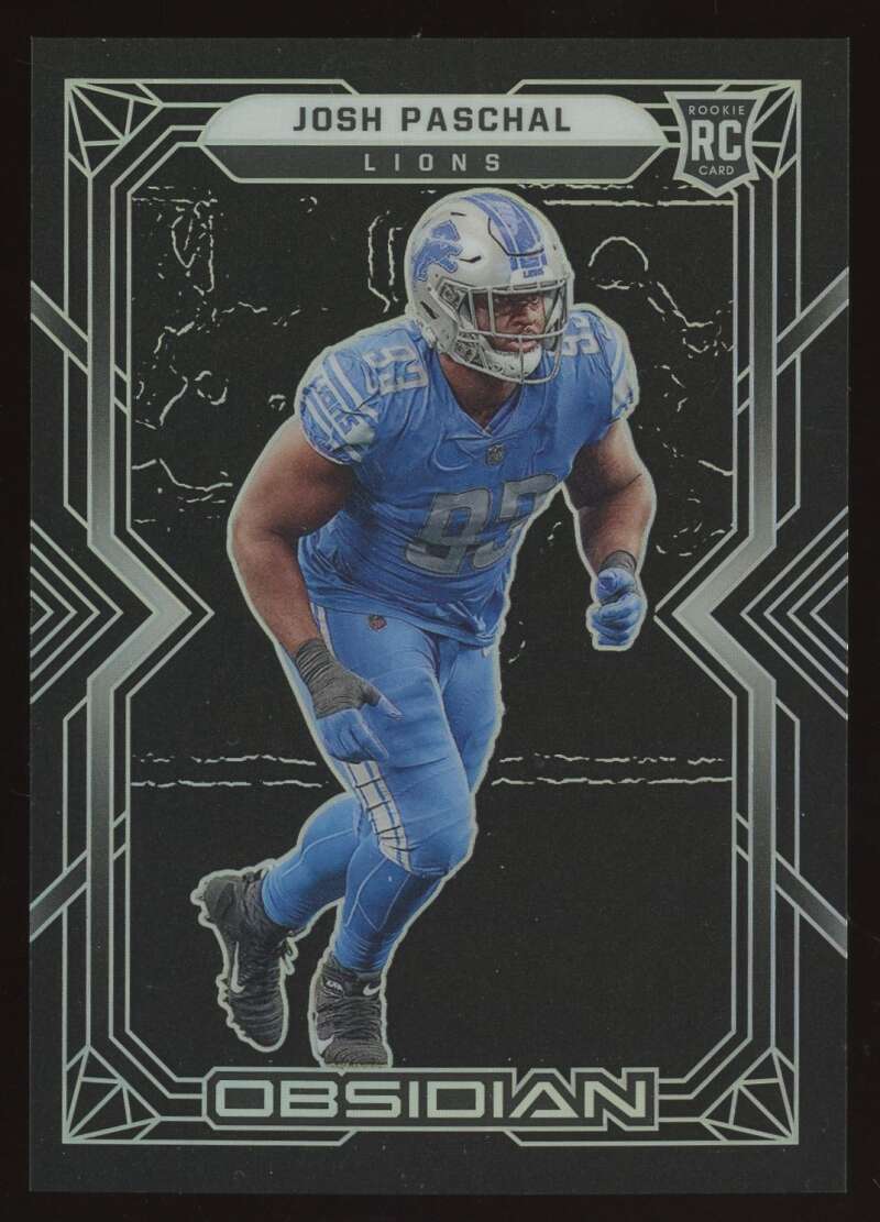 Load image into Gallery viewer, 2022 Panini Obsidian Josh Paschal #195 Detroit Lions Rookie RC  Image 1
