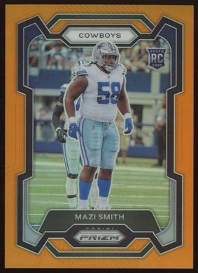 2023 Panini Prizm Orange Prizm Mazi Smith 