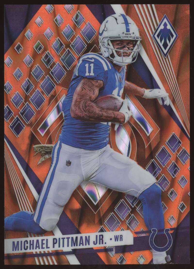 Load image into Gallery viewer, 2023 Panini Phoenix Orange Seismic Michael Pittman #83 Indianapolis Colts /99  Image 1
