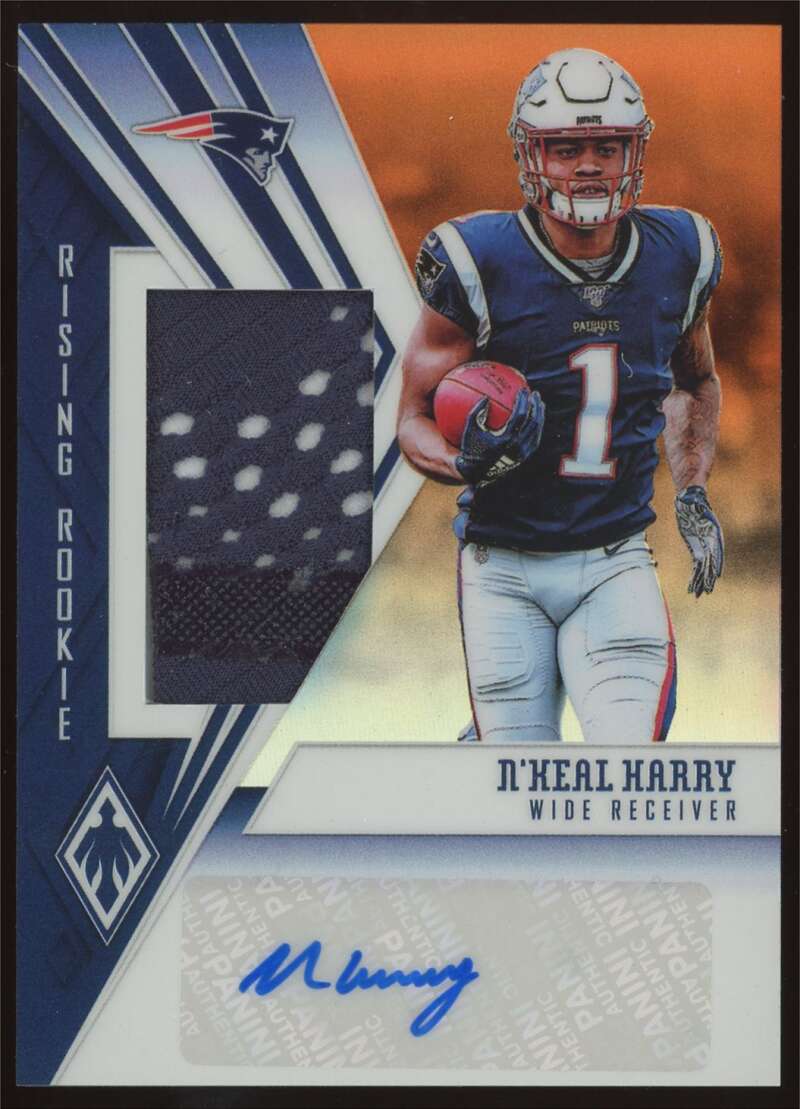 Load image into Gallery viewer, 2019 Panini Phoenix Rookie Patch Auto Gloves N&#39;Keal Harry #RR-NK New England Patriots RC RPA /75  Image 1
