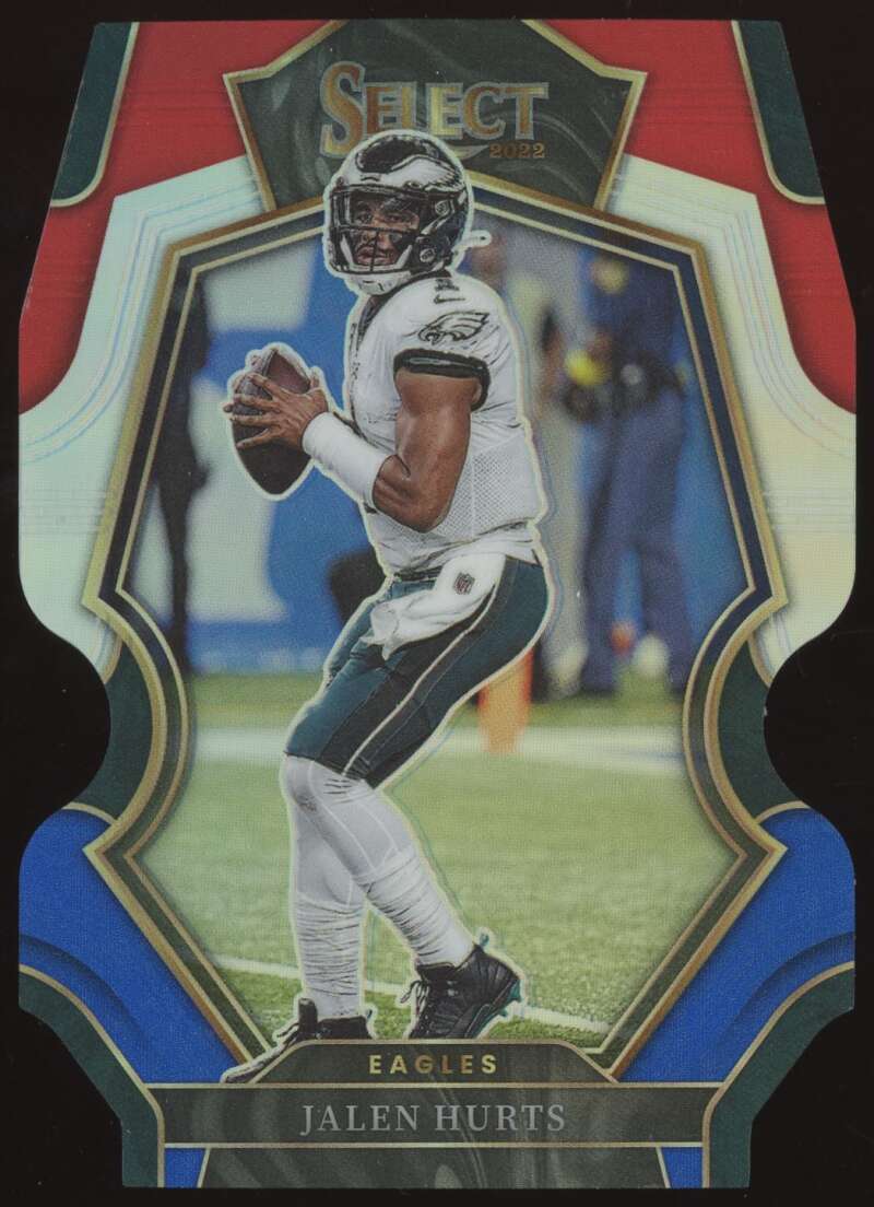 Load image into Gallery viewer, 2022 Panini Select Red Blue Die Cut Prizm Jalen Hurts #179 Philadelphia Eagles  Image 1
