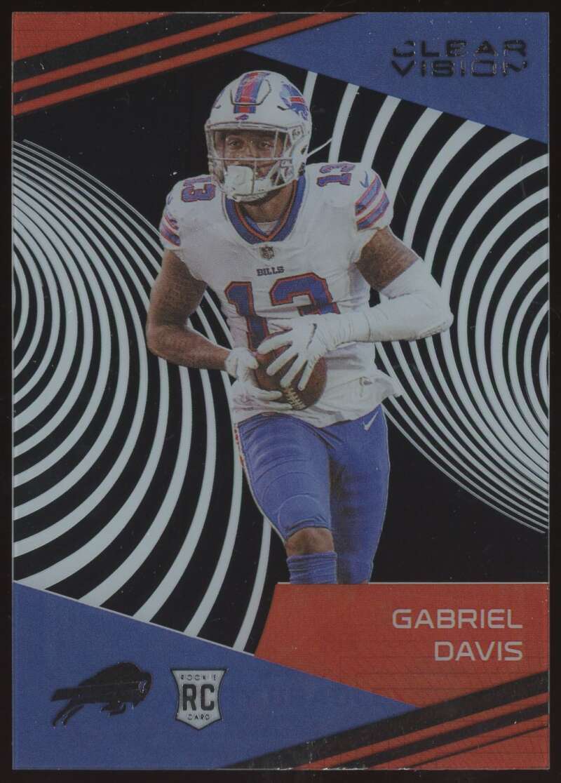 Load image into Gallery viewer, 2020 Panini Chronicles Clear Vision Gabriel Davis #CV-26 Buffalo Bills Rookie RC  Image 1
