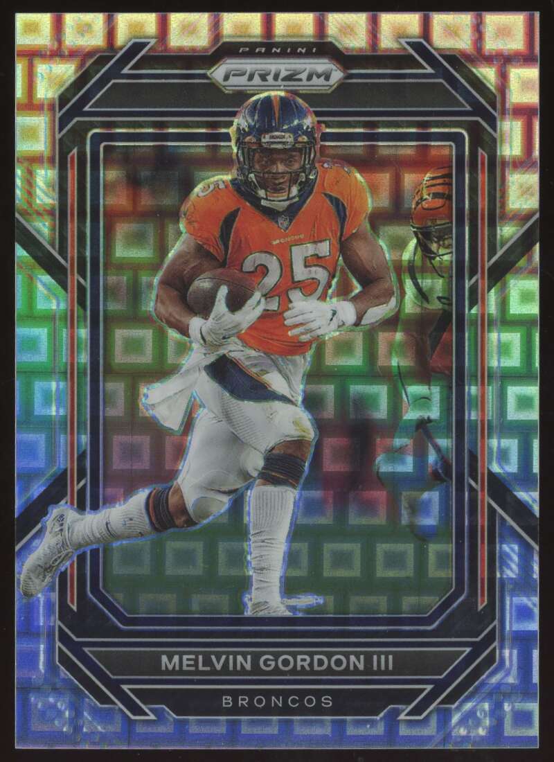 Load image into Gallery viewer, 2022 Panini Prizm Pandora Prizm Melvin Gordon #88 Denver Broncos /400  Image 1
