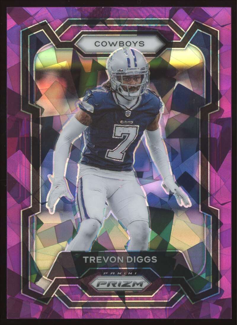 Load image into Gallery viewer, 2023 Panini Prizm Purple Ice Prizm Trevon Diggs #82 Dallas Cowboys /225  Image 1
