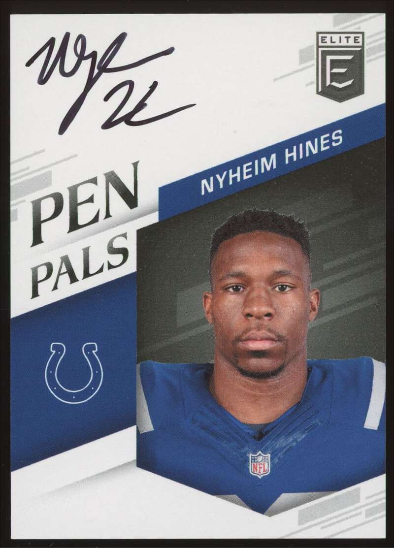 Load image into Gallery viewer, 2018 Donruss Elite Pen Pals Nyheim Hines #PP-NH Indianapolis Colts Auto  Image 1
