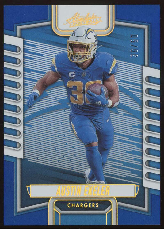 2023 Panini Absolute Spectrum Blue Austin Ekeler 