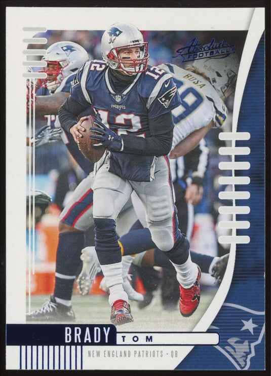 2019 Panini Absolute Blue Tom Brady 