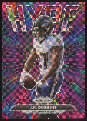 2021 Panini Prizm Hype Purple Power Prizm J.K. Dobbins 