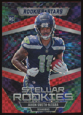 2023 Panini Rookies & Stars Stellar Rookies Red Plaid Jaxon Smith-Njigba 