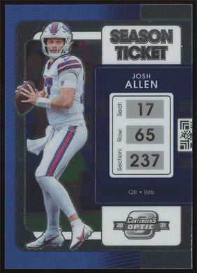 2021 Panini Contenders Optic Josh Allen 