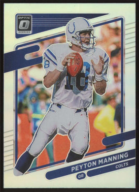 2021 Donruss Optic Silver Prizm Holo Peyton Manning 