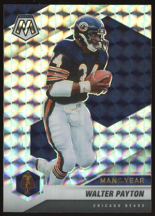 2021 Panini Mosaic Silver Mosaic Prizm Walter Payton 