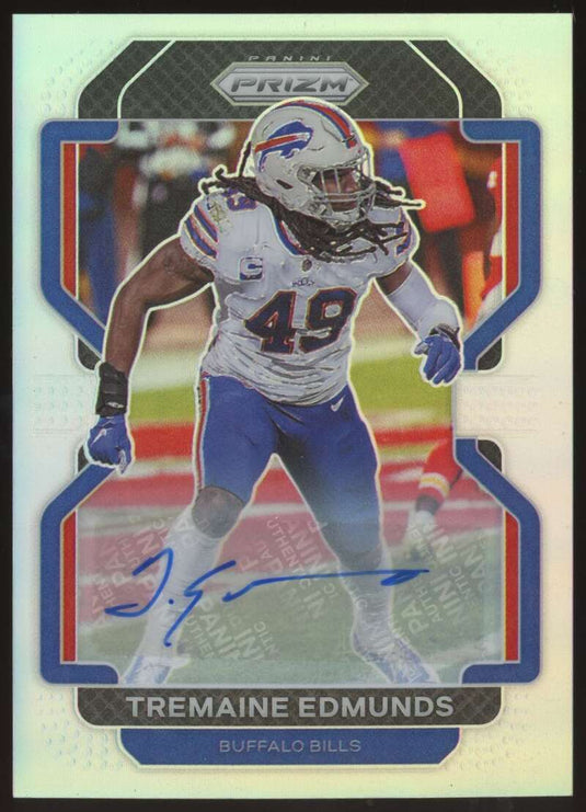 2021 Panini Prizm Silver Prizm Auto Tremaine Edmunds 