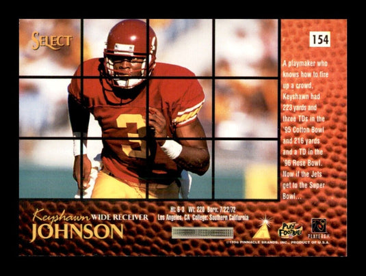 1996 Select Keyshawn Johnson 