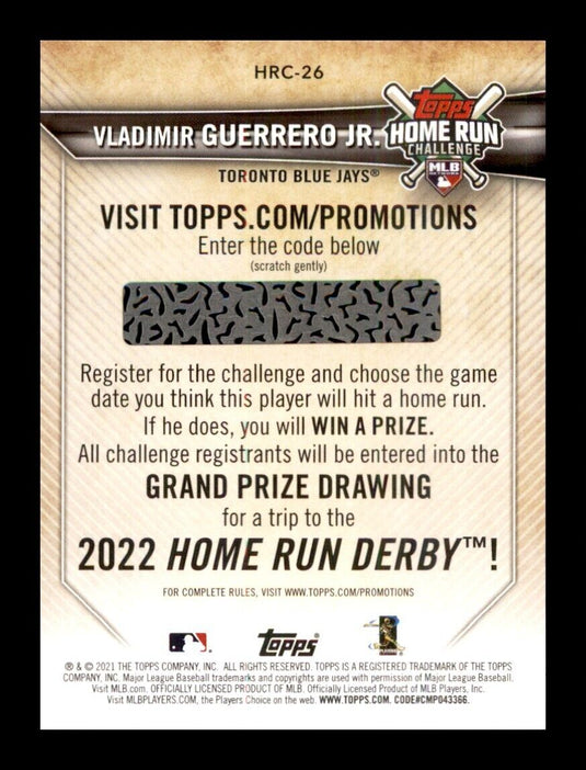 2021 Topps Home Run Challenge 