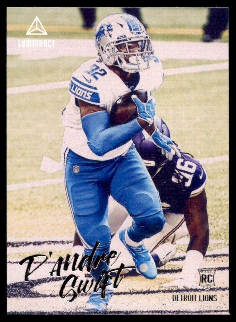 Load image into Gallery viewer, 2020 Panini Chronicles Luminance D&#39;andre Swift #211 Rookie RC Image 1
