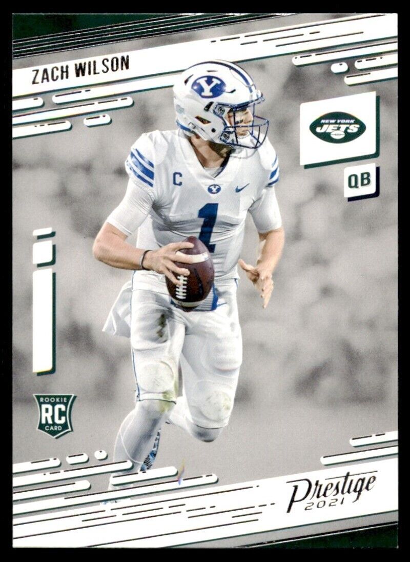 Load image into Gallery viewer, 2021 Panini Prestige Rookies #202 Zach Wilson Rookie RC Image 1
