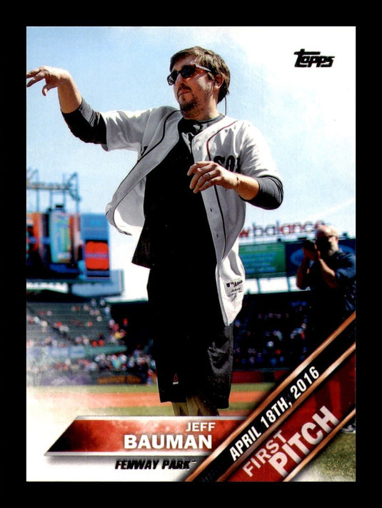 2016 Topps First Pitch Jeff Bauman 