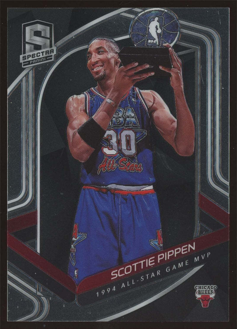 Load image into Gallery viewer, 2019-20 Panini Spectra Spectracular Performances #159 Scottie Pippen Image 1
