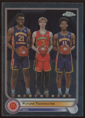 2022 Topps Chrome Mcdonalds All American Future Teammates Boys 