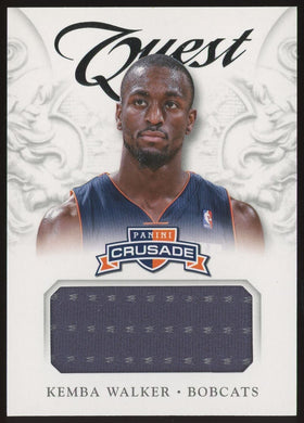 2012-13 Panini Crusade Quest Memorabilia Kemba Walker 