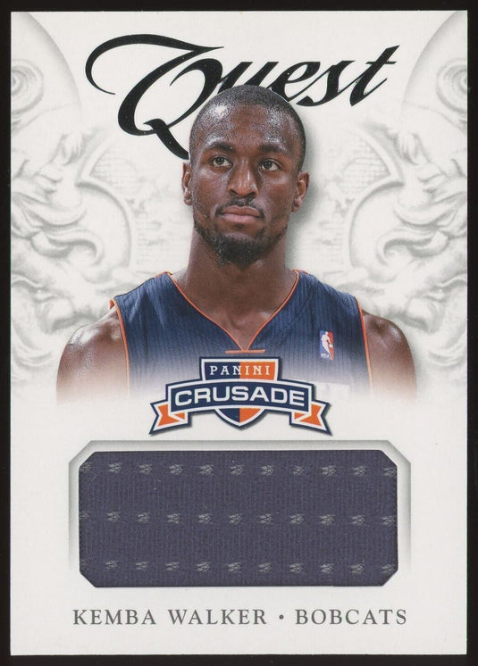 2012-13 Panini Crusade Quest Memorabilia Kemba Walker 