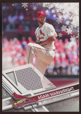 2017 Topps Holiday Relic Adam Wainwright 