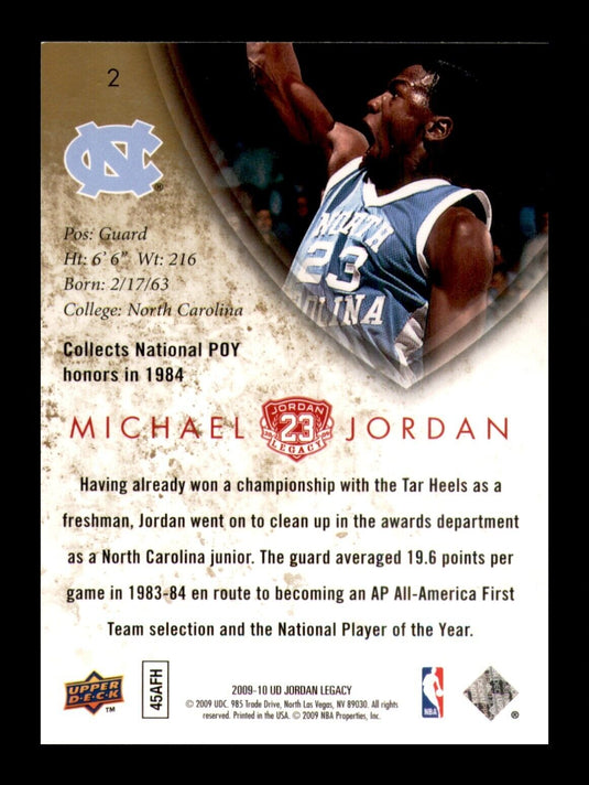 2009-10 Upper Deck Jordan Legacy 