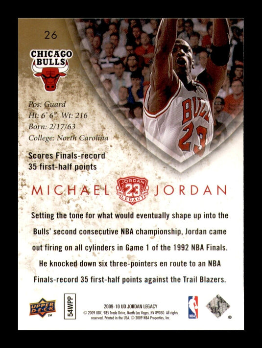 2009-10 Upper Deck Jordan Legacy 