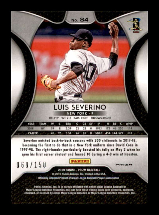 2019 Panini Prizm Luis Severino 