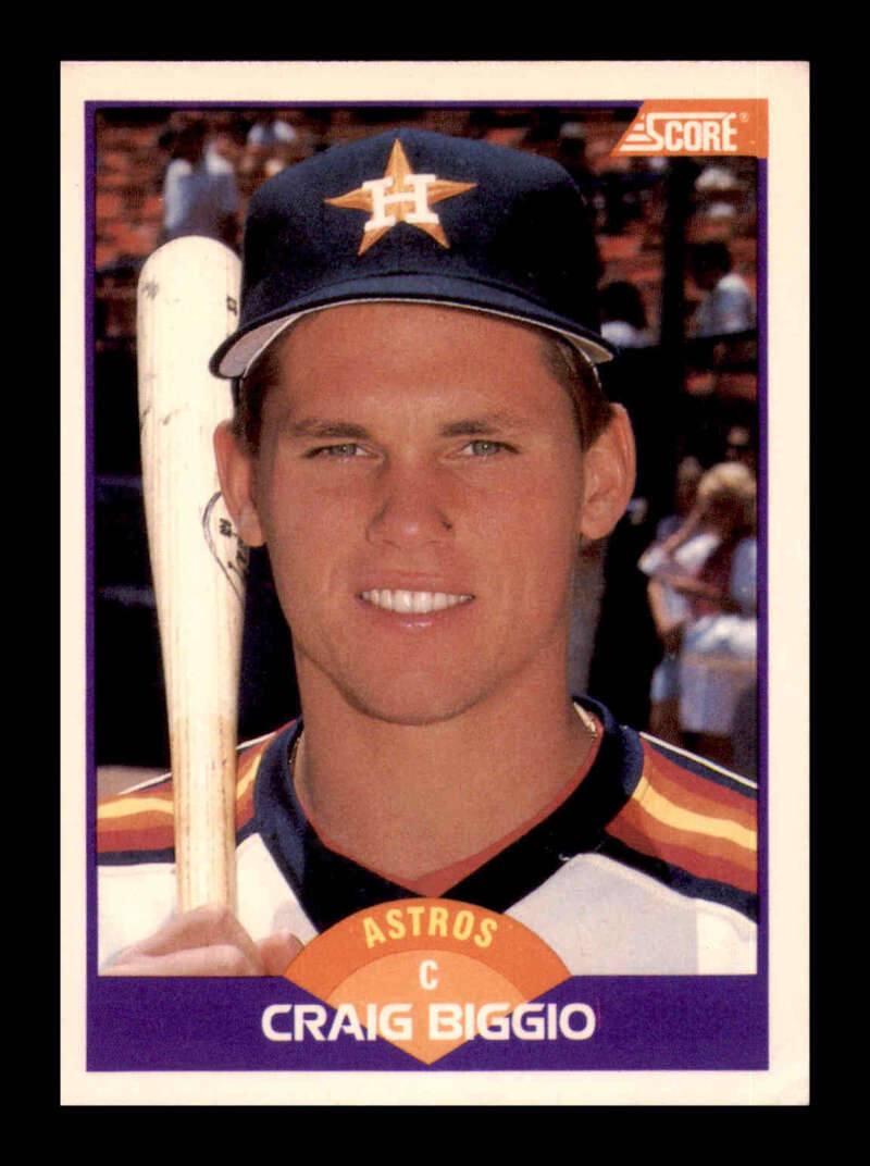 Load image into Gallery viewer, 1989 Score Craig Biggio #237 Houston Astros  Image 1
