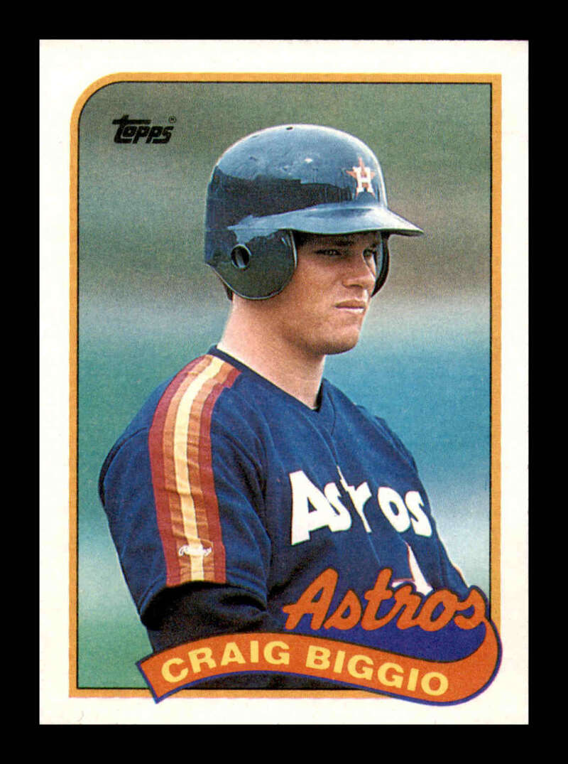 Load image into Gallery viewer, 1989 Topps Craig Biggio #49 Rookie Card RC Houston Astros  Image 1
