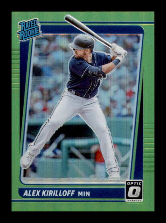 2021 Donruss Optic Lime Green Prizm Alex Kirilloff