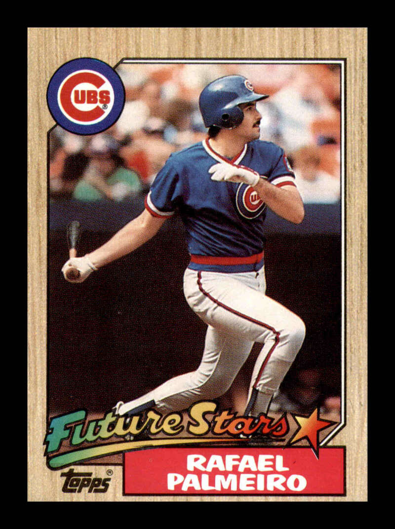 Load image into Gallery viewer, 1987 Topps Rafael Palmeiro #634 Future Stars Rookie Card RC Cubs  Image 1
