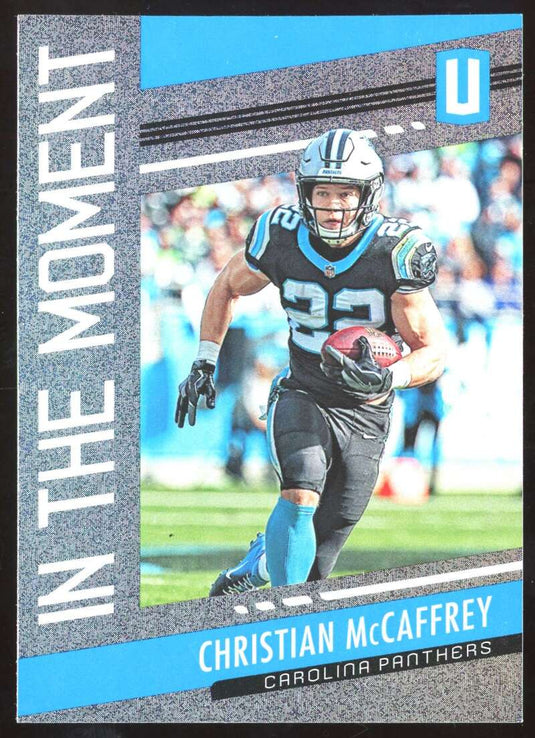 2019 Panini Unparalleled In the Moment Christian McCaffrey 