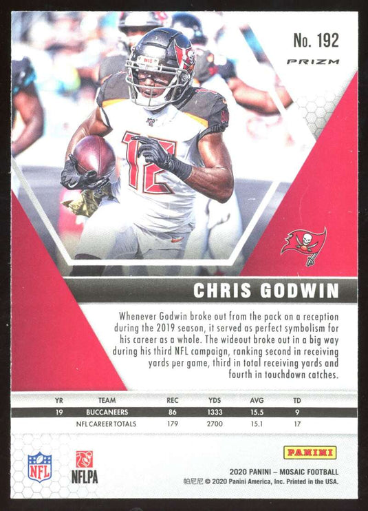 2020 Panini Mosaic Pink Camo Prizm Chris Godwin 